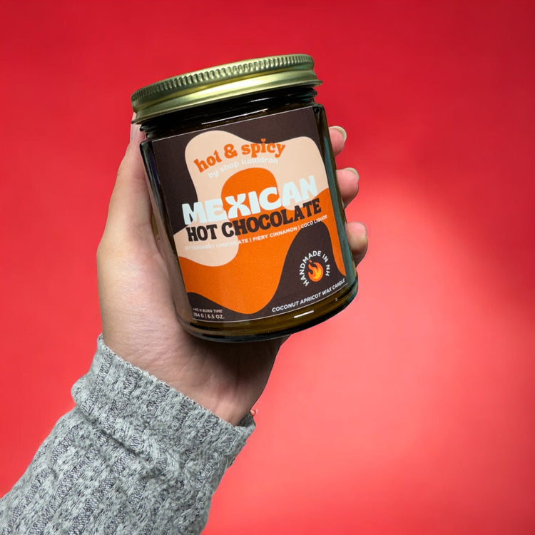 Mexican Hot Chocolate Wooden Wick Candle