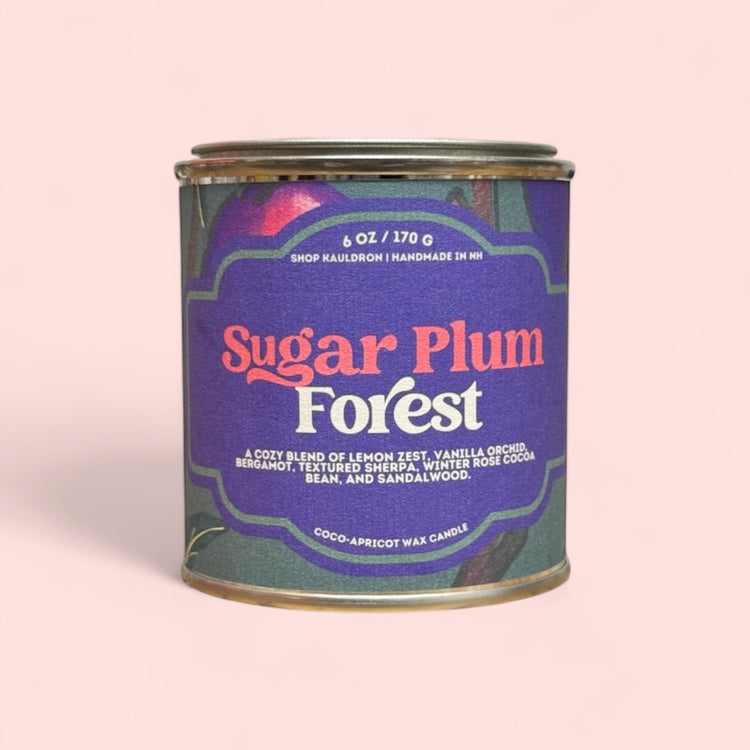 Sugar Plum Forest Paint Tin Candle