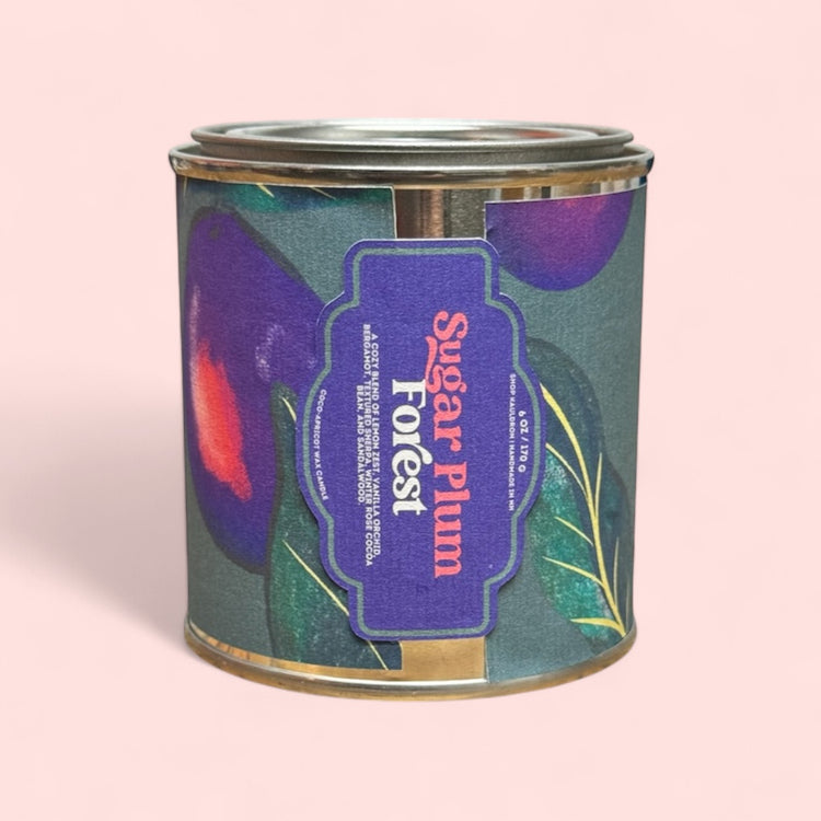 Sugar Plum Forest Paint Tin Candle