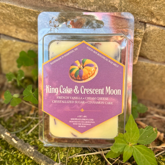 King Cake & Crescent Moon Botanical Wax Melt