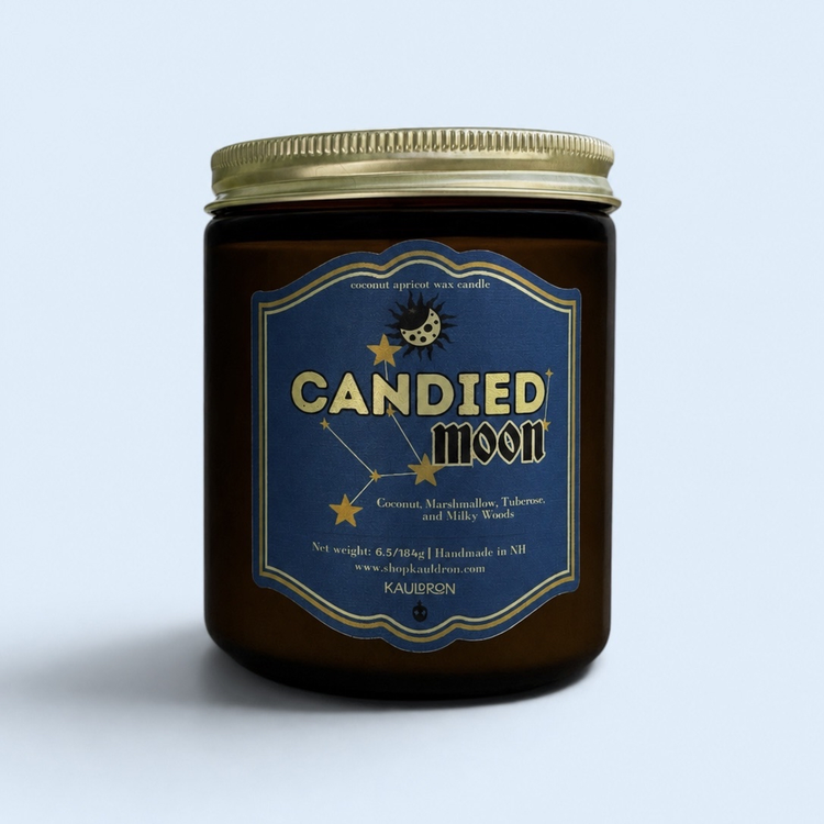Candied Moon Wooden Wick Candle