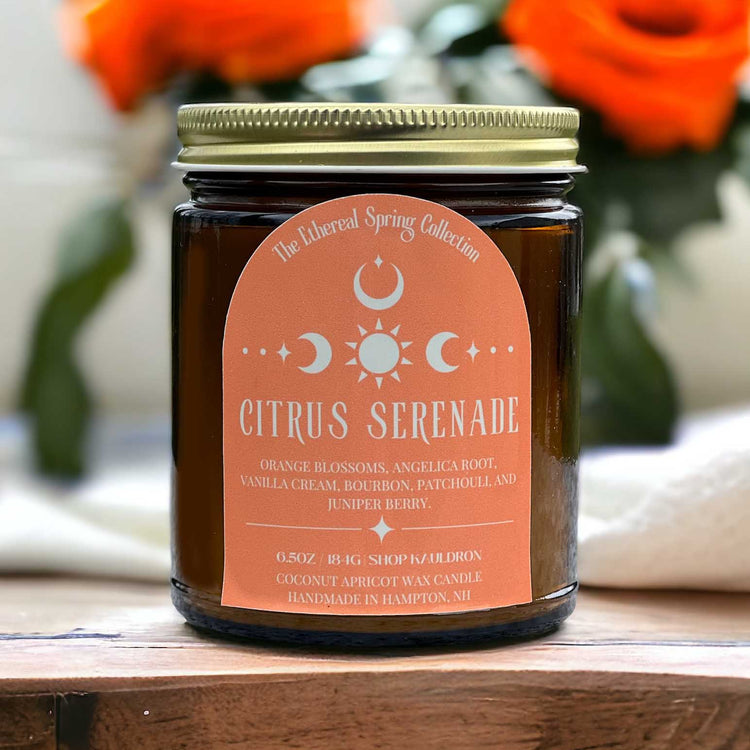Citrus Serenade Wooden Wick Candle