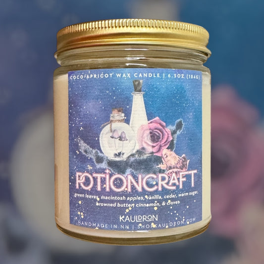 Potioncraft Wooden Wick Candle