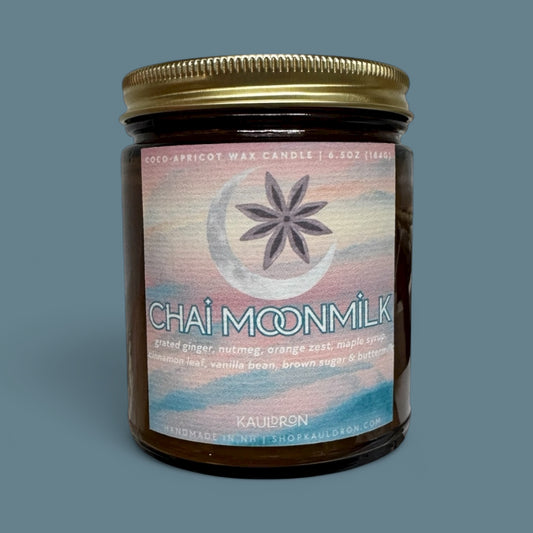 Chai Moonmilk Wooden Wick Candle