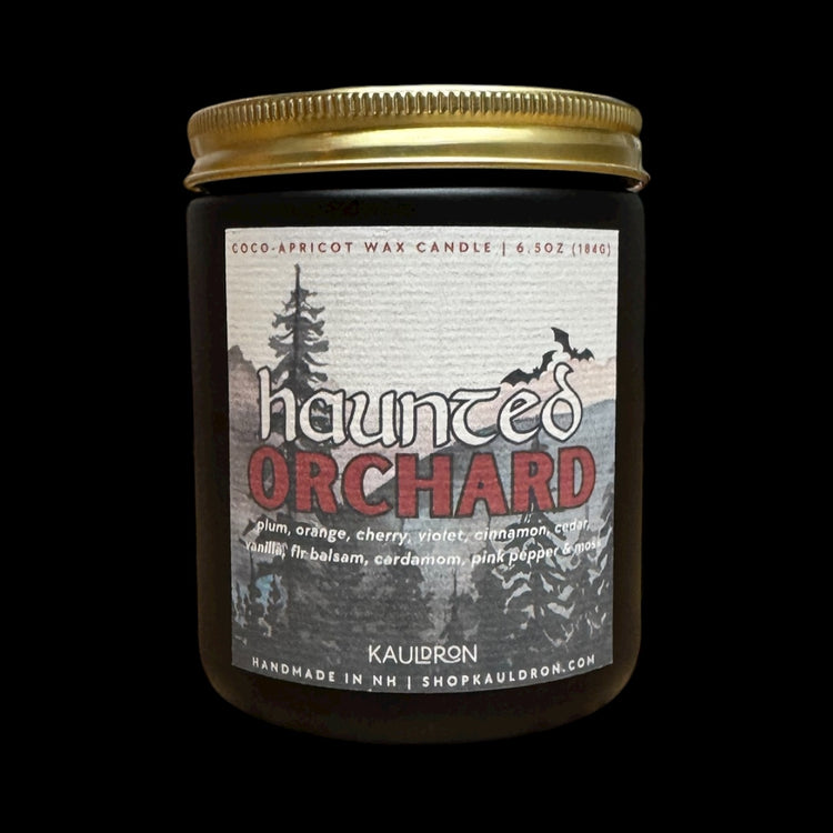 Haunted Orchard Wooden Wick Candle