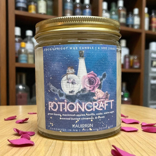 Potioncraft Wooden Wick Candle