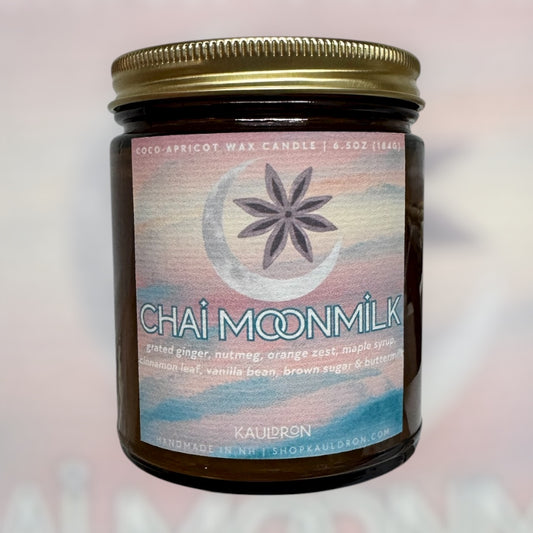 Chai Moonmilk Wooden Wick Candle