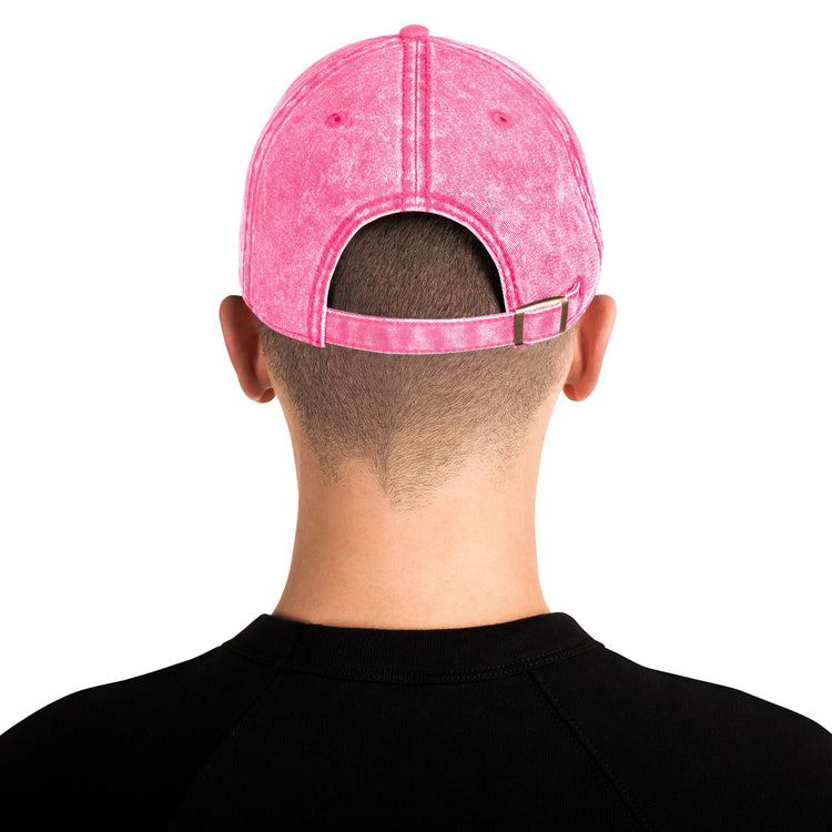 GeeAndWizz Vintage Pink Cap