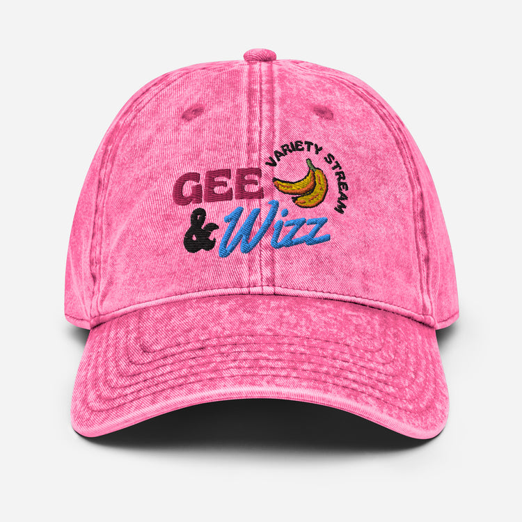 GeeAndWizz Vintage Pink Cap