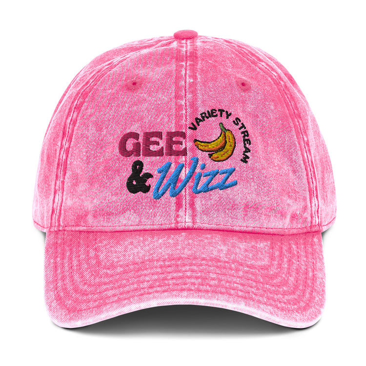 GeeAndWizz Vintage Pink Cap