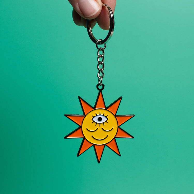 Sun Keychain