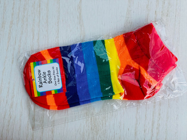 Rainbow Ankle Socks
