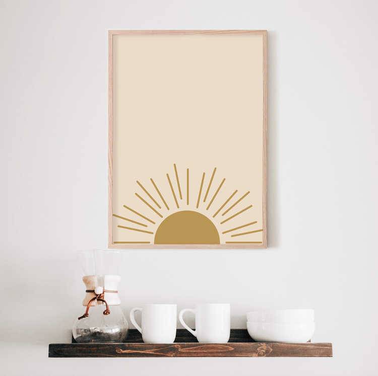 Boho Sunrise Print