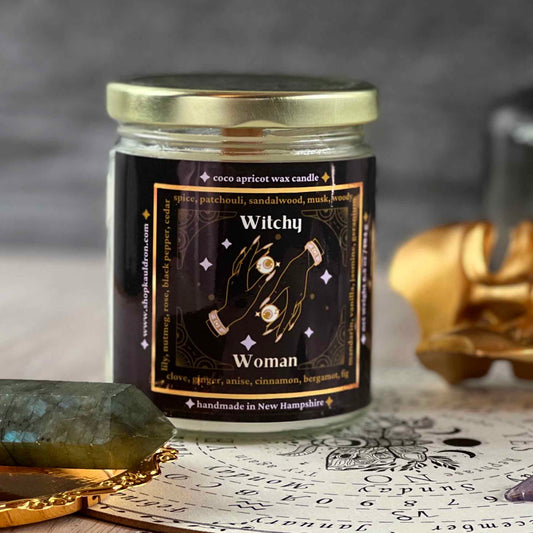 Witchy Woman Wooden Wick Candle