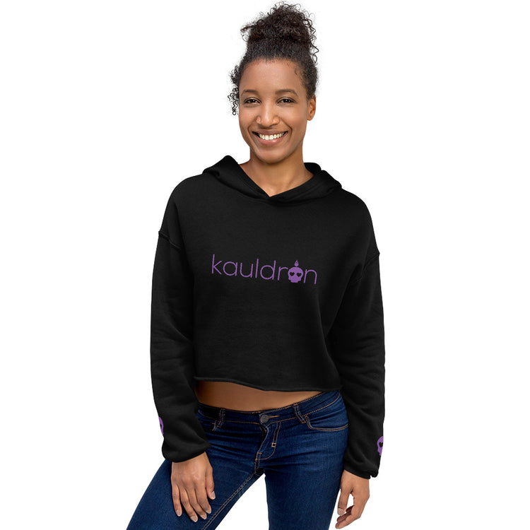 Kauldron Crop Hoodie with Sleeve Detail