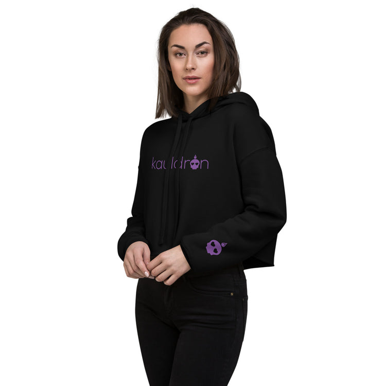 Kauldron Crop Hoodie with Sleeve Detail