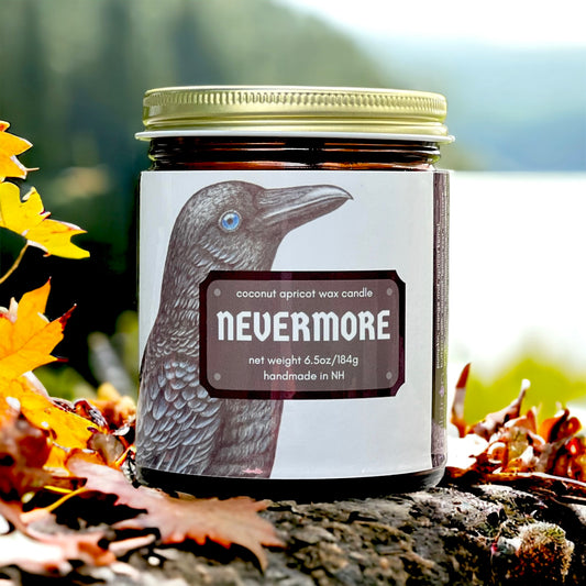 Nevermore Wooden Wick Candle