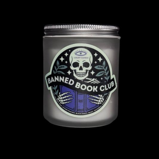 Banned Book Club Wooden Wick Candle