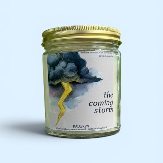 The Coming Storm Wooden Wick Candle