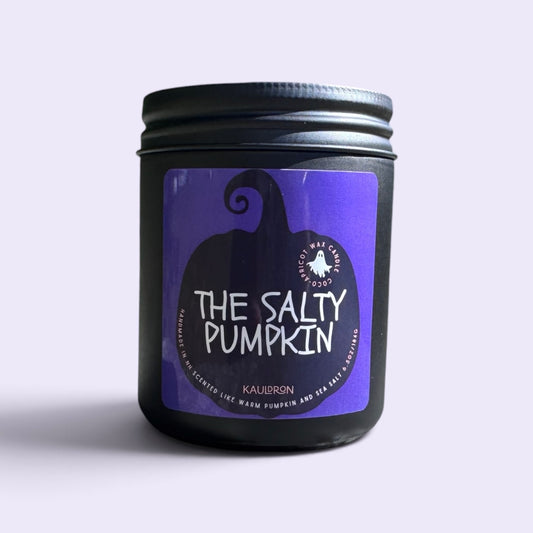 Salty Pumpkin Wooden Wick Candle