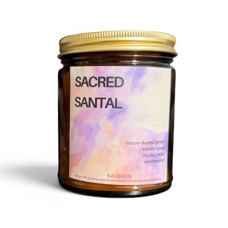 Sacred Santal Wooden Wick Candle