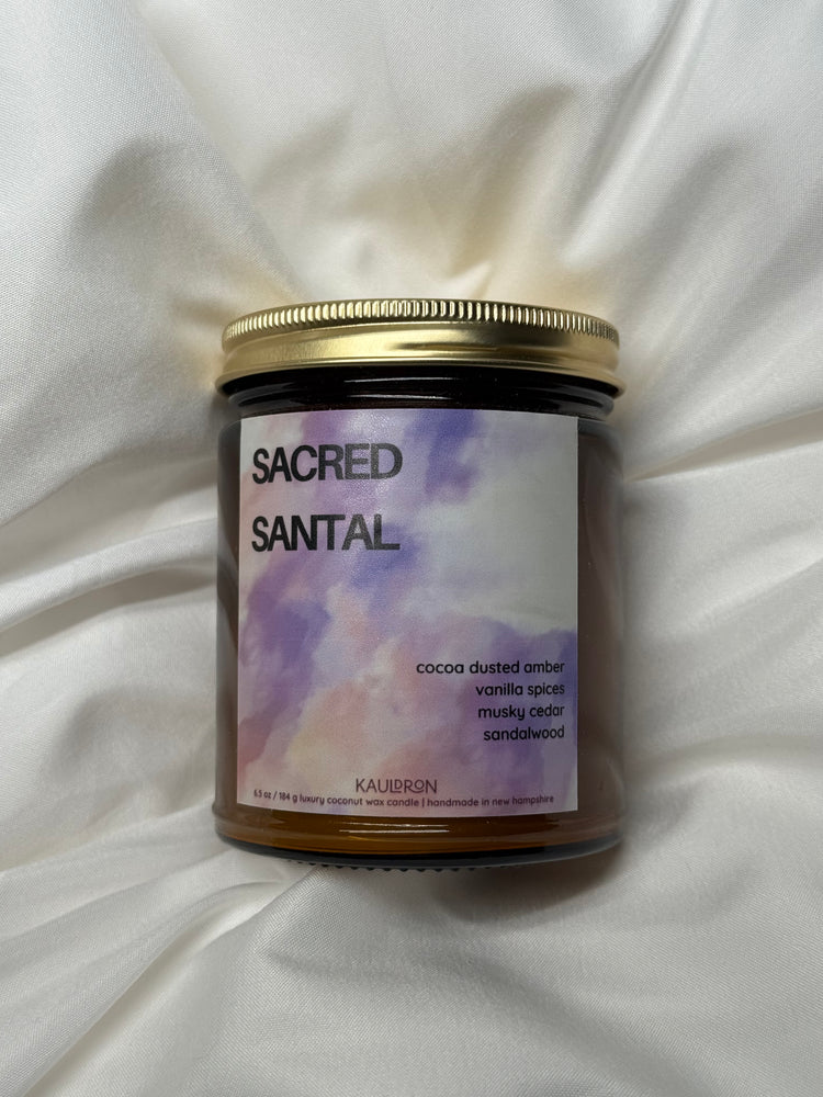 Sacred Santal Wooden Wick Candle