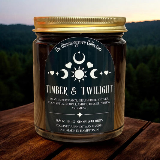 Timber & Twilight Wooden Wick Candle