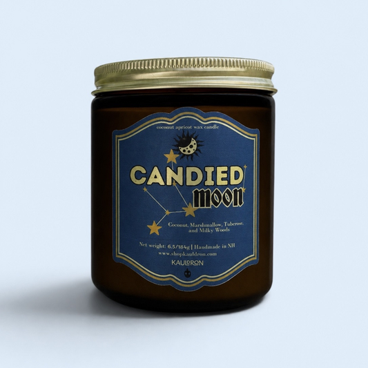 Candied Moon Wooden Wick Candle