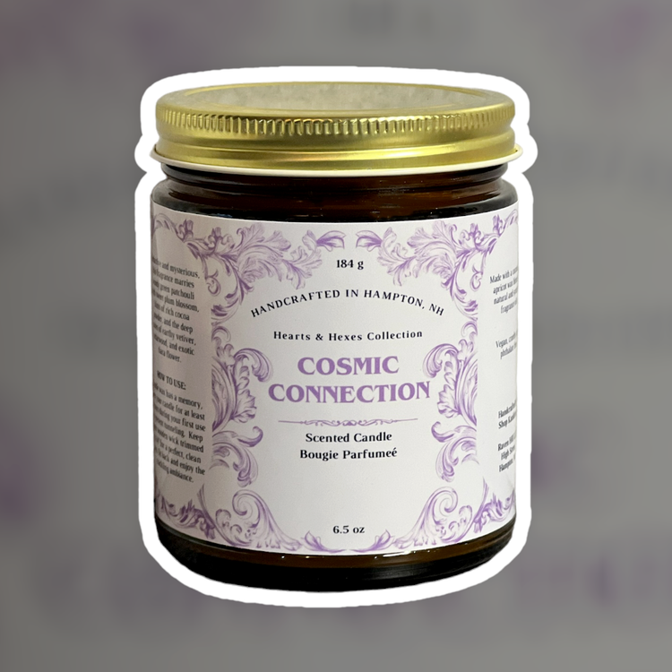 Cosmic Connection Wooden Wick Candle
