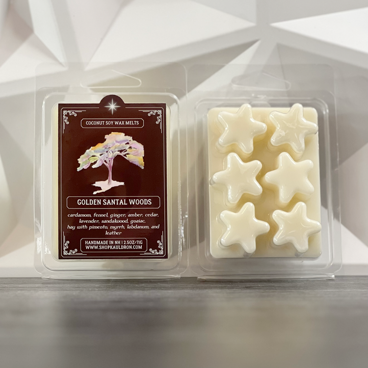 Golden Santal Woods Wax Melts