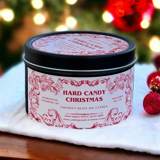 Hard Candy Christmas Candle