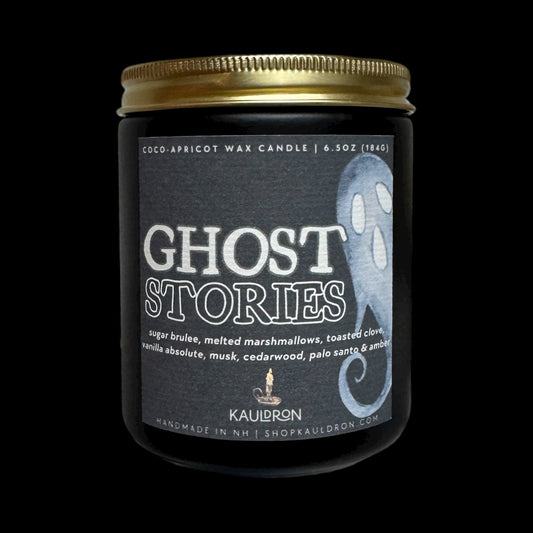 Ghost Stories Wooden Wick Candle