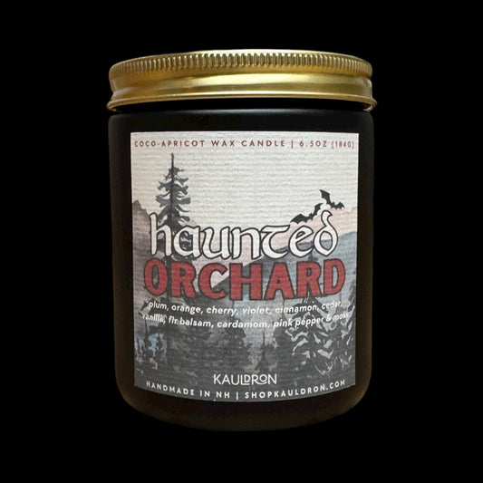 Haunted Orchard Wooden Wick Candle