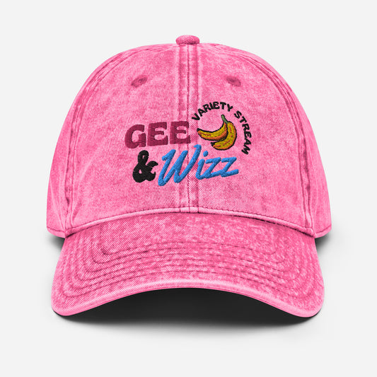 GeeAndWizz Vintage Pink Cap