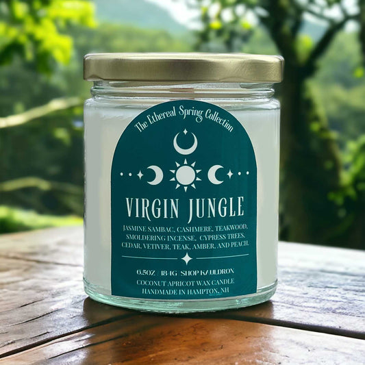 Virgin Jungle Wooden Wick Candle