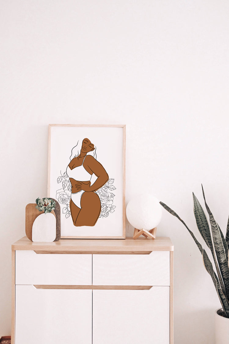 Body Positive Woman of Color Print