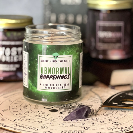 Abnormal Happenings Wooden Wick Candle