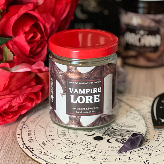 Vampire Lore Wooden Wick Candle