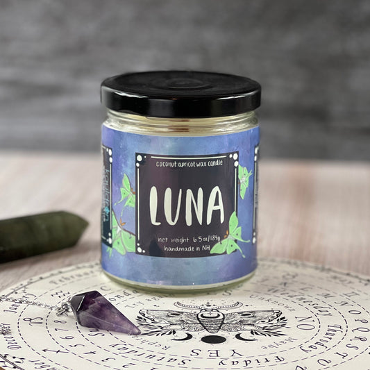 Luna Wooden Wick Candle