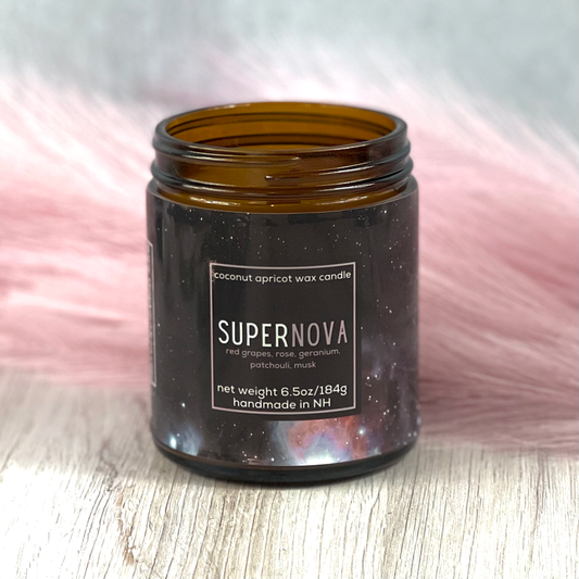 Supernova Wooden Wick Candle